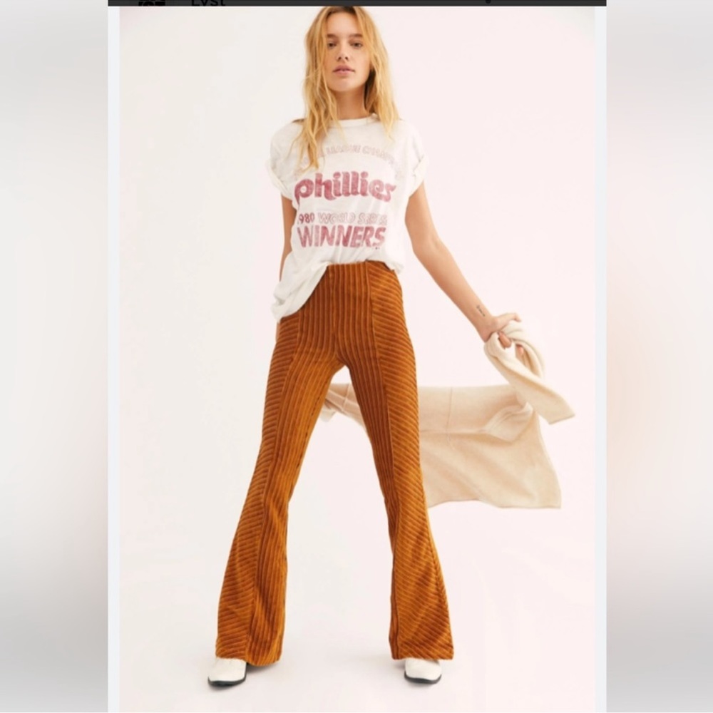Free People Bell Bottom Flare Pants
